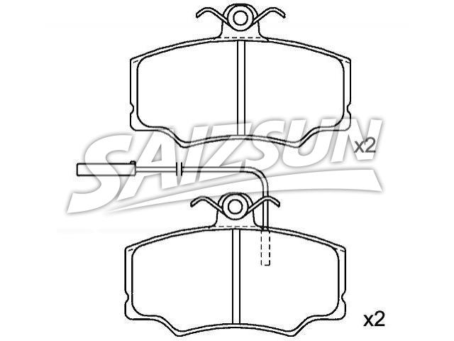 Brake Pad Set:180945