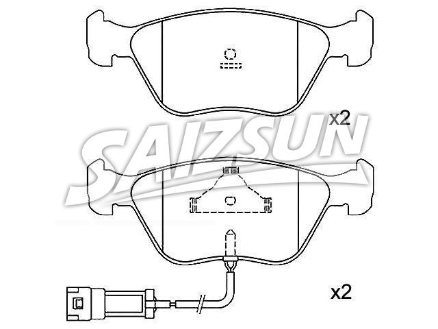 Brake Pad Set:6 744 007