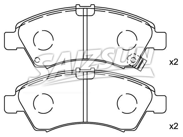Brake Pad Set:06450-S2G-000