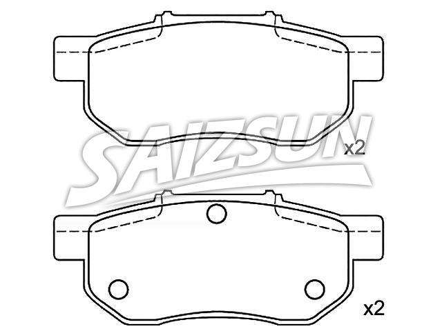 Brake Pad Set:43022-SR3-G02