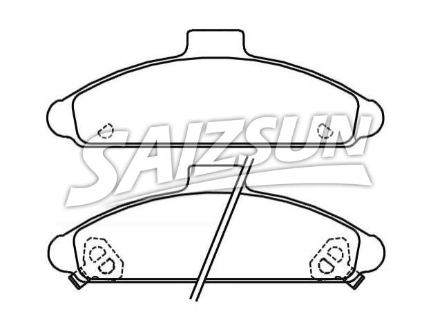 Brake Pad Set:58101-23A00