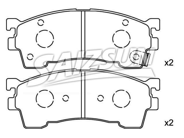 Brake Pad Set:CBY0-33-28Z