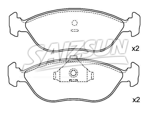 Brake Pad Set:3 344 703-8
