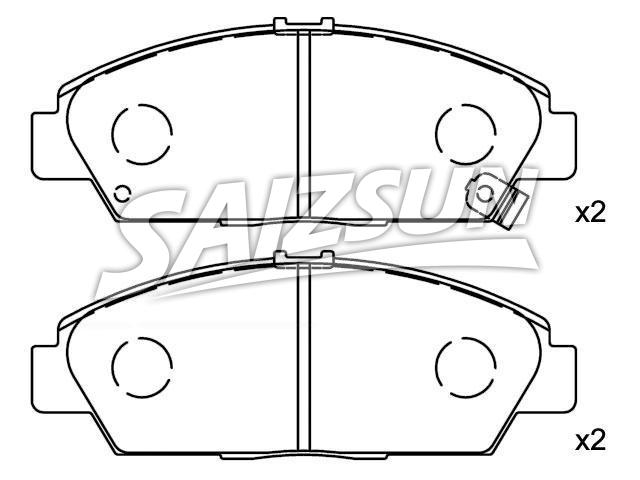 Brake Pad Set:45022-S30-G10