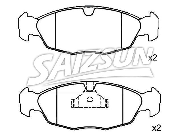 Brake Pad Set:90 349 447 8