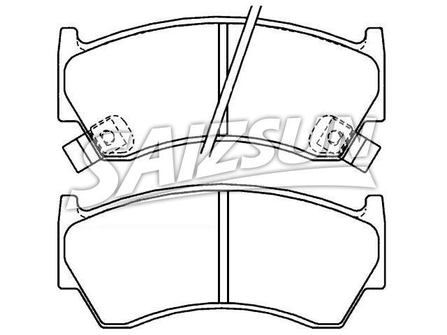 Brake Pad Set:41060-1N060