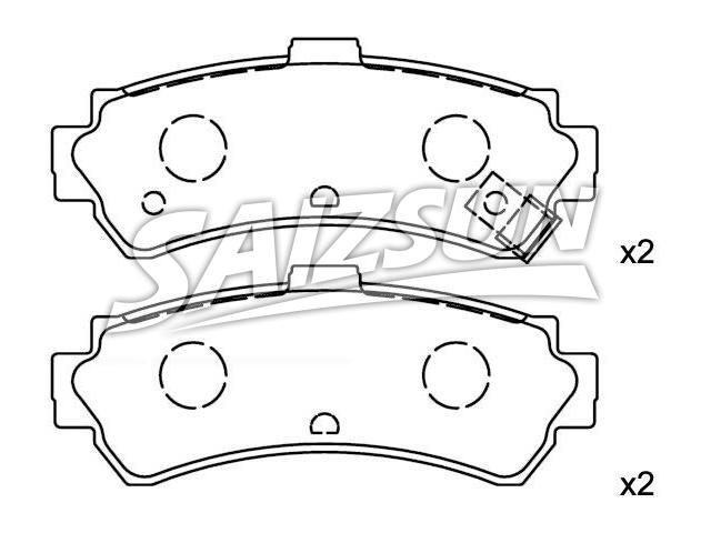 Brake Pad Set:44060-0M890