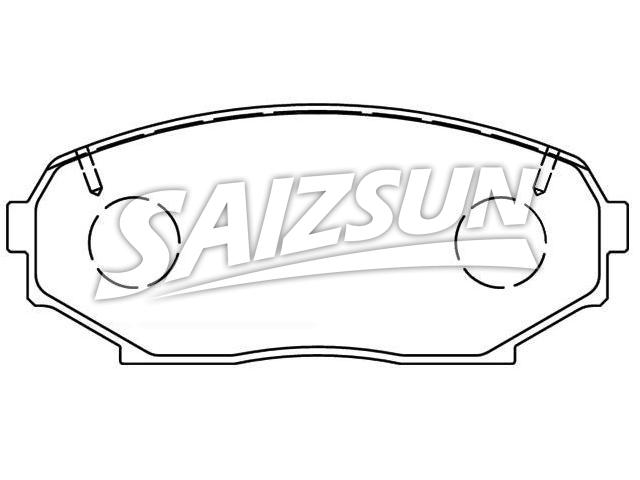 Brake Pad Set:NAY0-33-23ZA