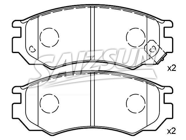 Brake Pad Set:41060-0N685