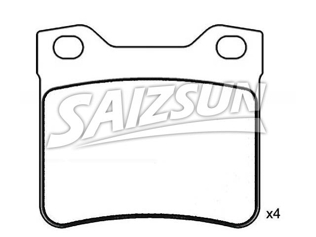 Brake Pad Set:4251.30