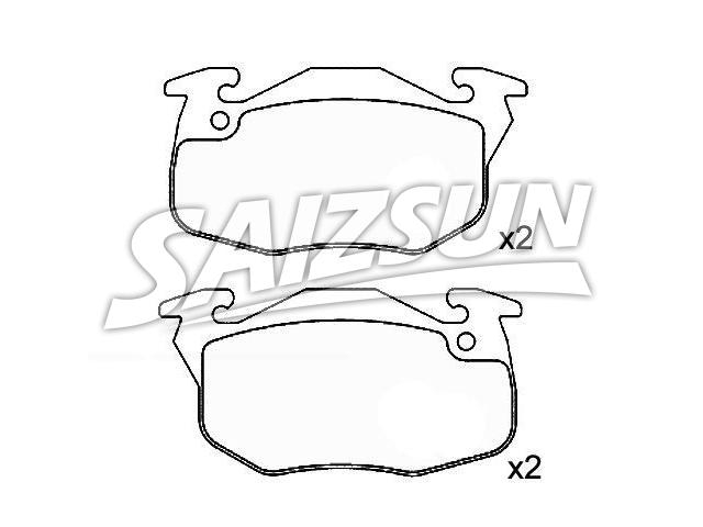 Brake Pad Set:4251.37