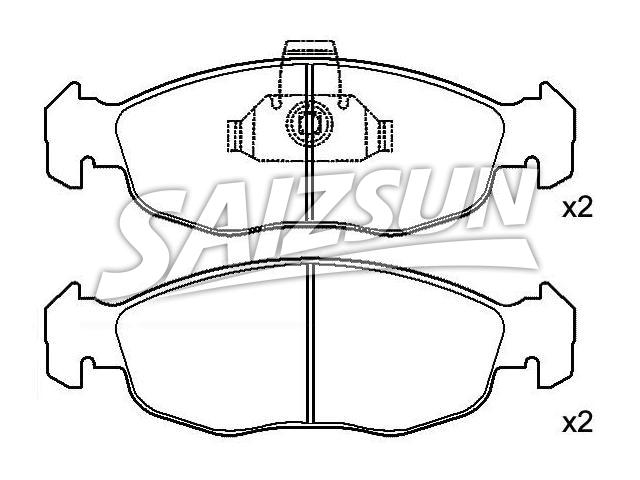 Brake Pad Set:4251.34