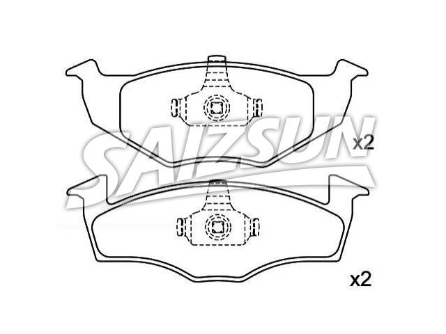 Brake Pad Set:6N0 698 151