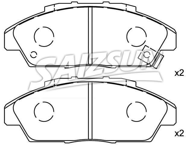 Brake Pad Set:45022-SM2-000