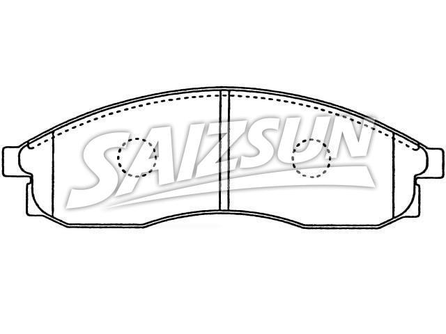 Brake Pad Set:41060-89E92
