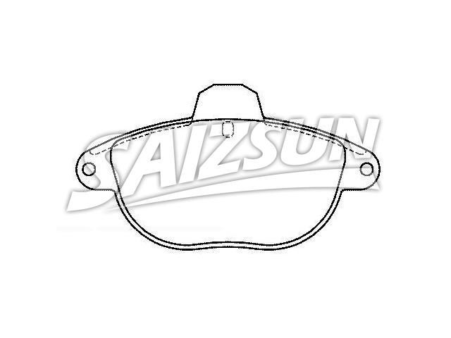 Brake Pad Set:4251.33