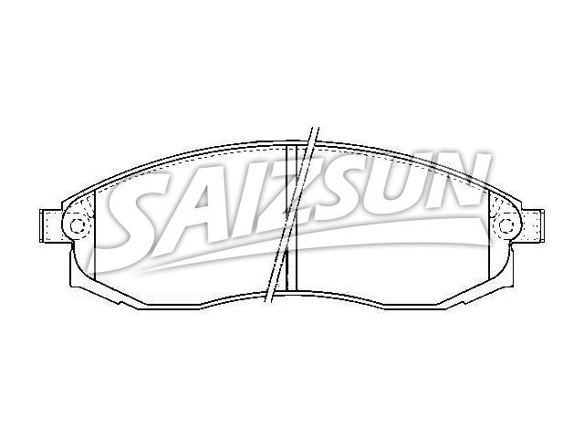 Brake Pad Set:MR 527 550