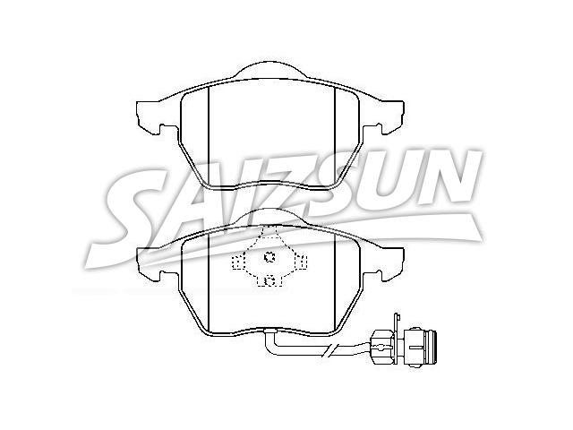 Brake Pad Set:4D0 615 116 AA