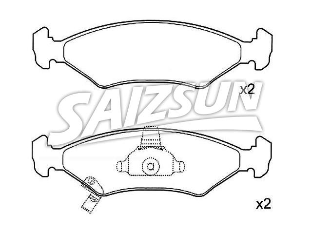 Brake Pad Set:0K2A2-33-23Z