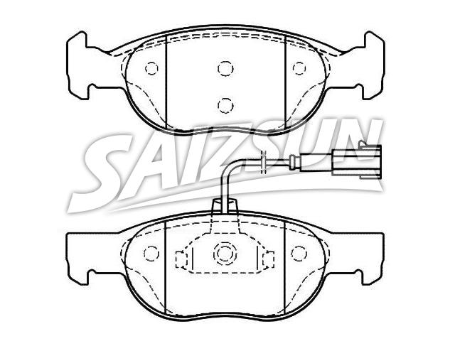 Brake Pad Set:9 950 713