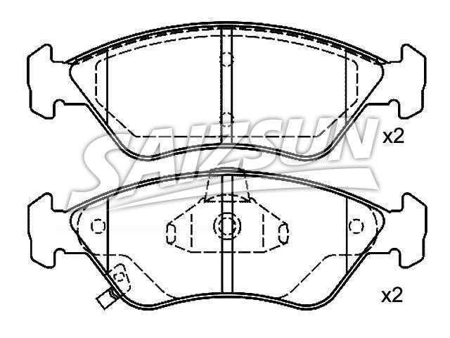Brake Pad Set:0K9A0-26-23Z