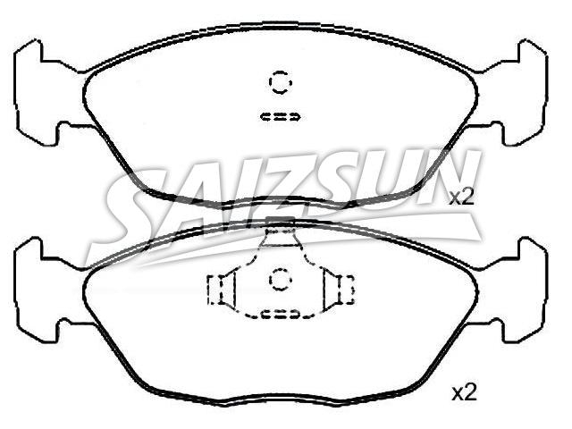 Brake Pad Set:325 698 151