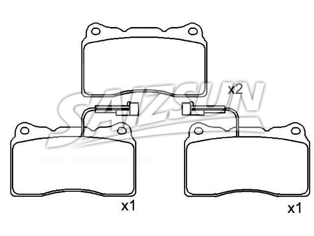 Brake Pad Set:9 948 030