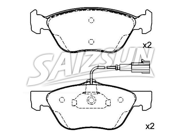 Brake Pad Set:7 736 222 8