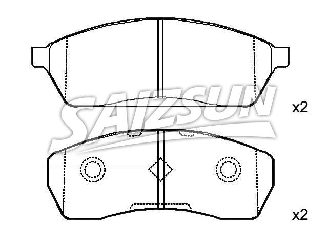 Brake Pad Set:26290-KC000