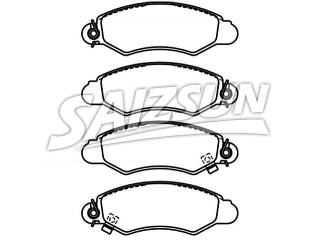 Brake Pad Set:55200-80E10