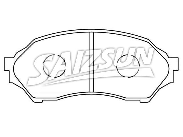 Brake Pad Set:B2YD-33-28Z