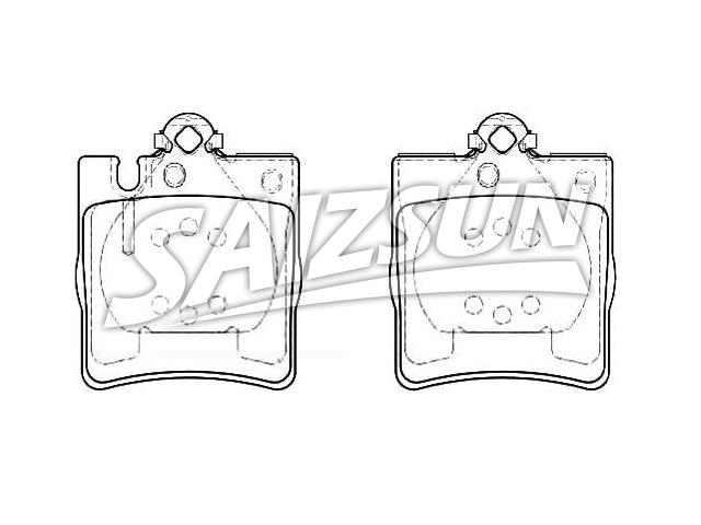 Brake Pad Set:003 420 28 20