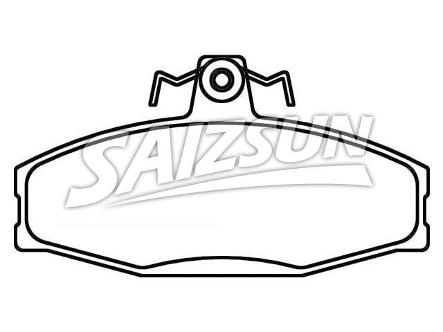 Brake Pad Set:6U0 698 151 E
