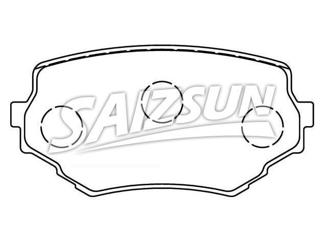 Brake Pad Set:55200-65D00
