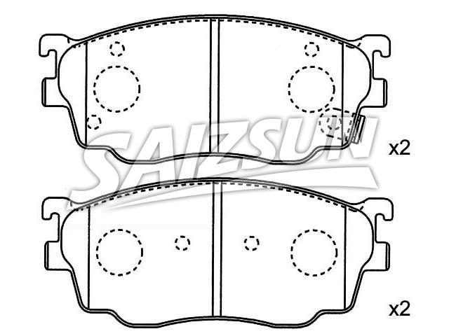 Brake Pad Set:CBY3-33-23Z