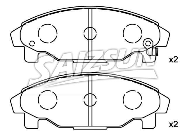 Brake Pad Set:04491-87724