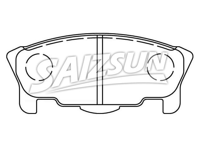 Brake Pad Set:04491-87226