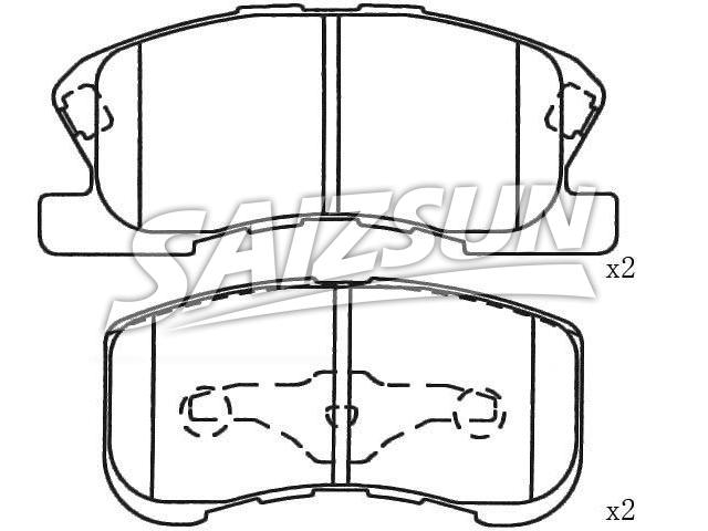 Brake Pad Set:04491-97201