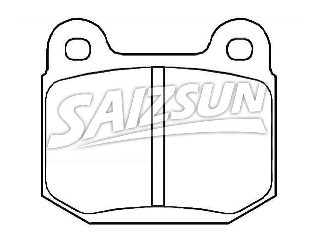 Brake Pad Set:A117J0084S