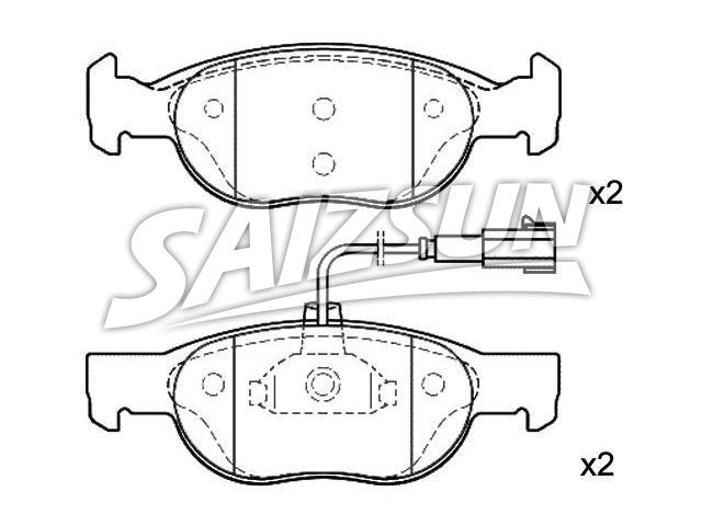 Brake Pad Set:9 950 714