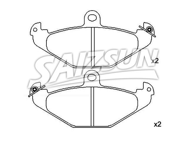 Brake Pad Set:A117J0085S