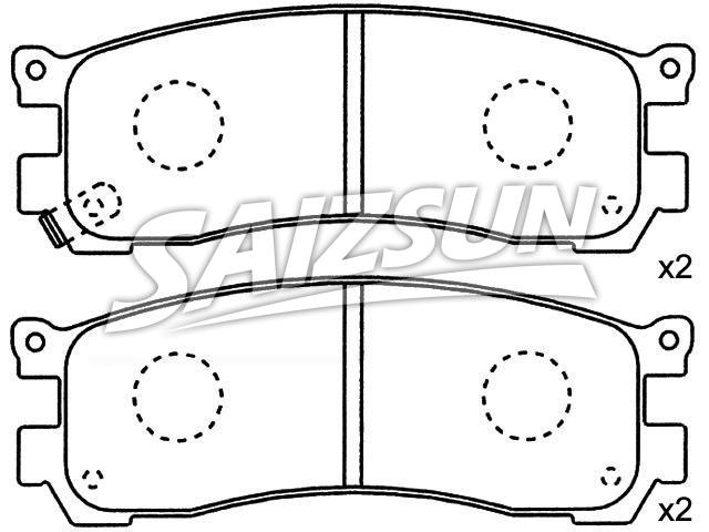Brake Pad Set:30Y1-26-43ZA
