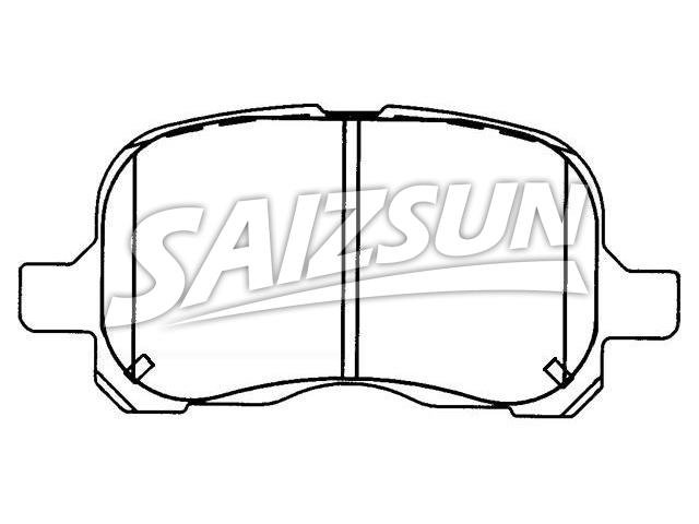 Brake Pad Set:04465-02050