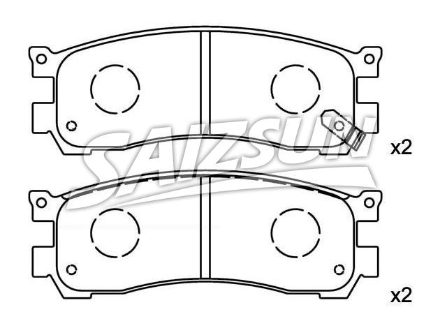 Brake Pad Set:H266-26-48Z