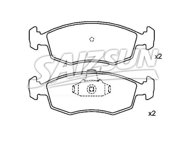 Brake Pad Set:9 948 131