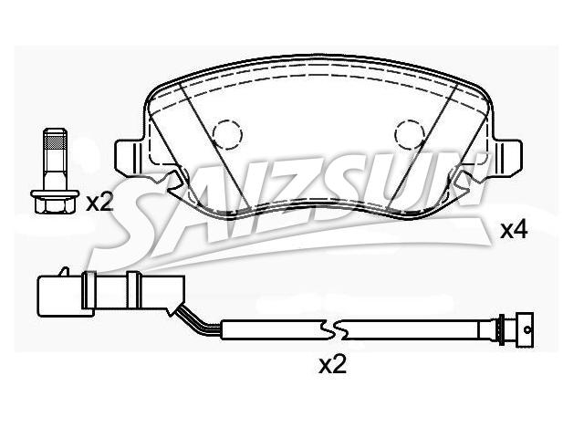 Brake Pad Set:7 736 214 1