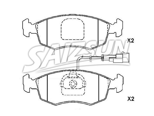 Brake Pad Set:9 947 954