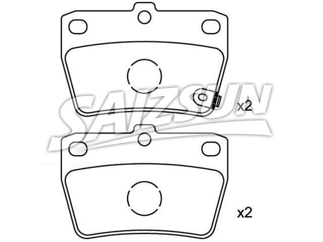 Brake Pad Set:04466-42010