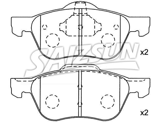 Brake Pad Set:41060-9F525