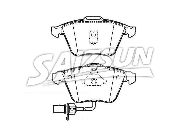 Brake Pad Set:4B0 698 151 AC